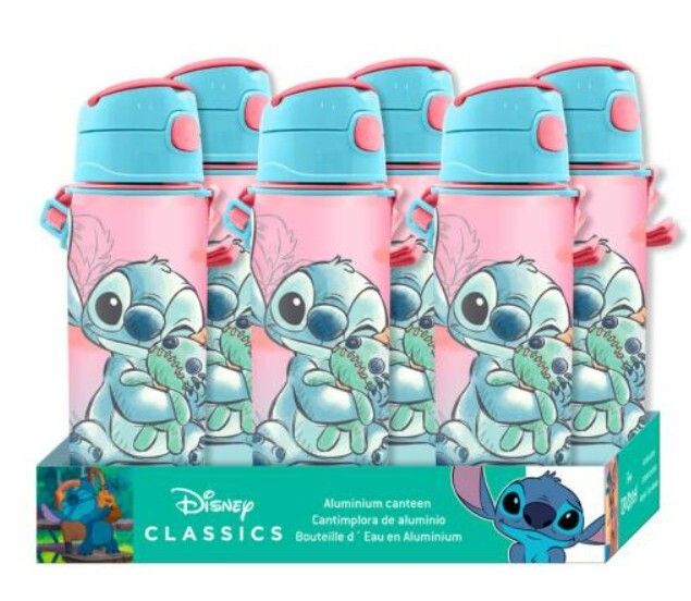 Kids Euroswan Hliníková fľaša s náustkom - Lilo & Stitch 600 ml