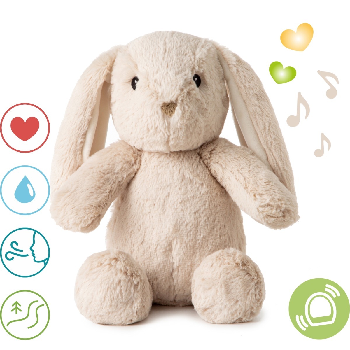 Cloud b®Love Light Buddies - Billy Bunny ™ Nočné svetielko s melódiou, Zajko, 0m+