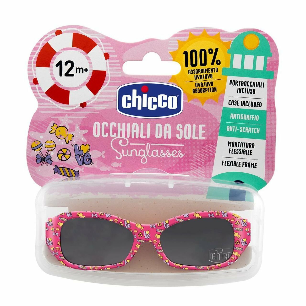 Chicco Slnečné okuliare  MY/21, ružové, od 12m+