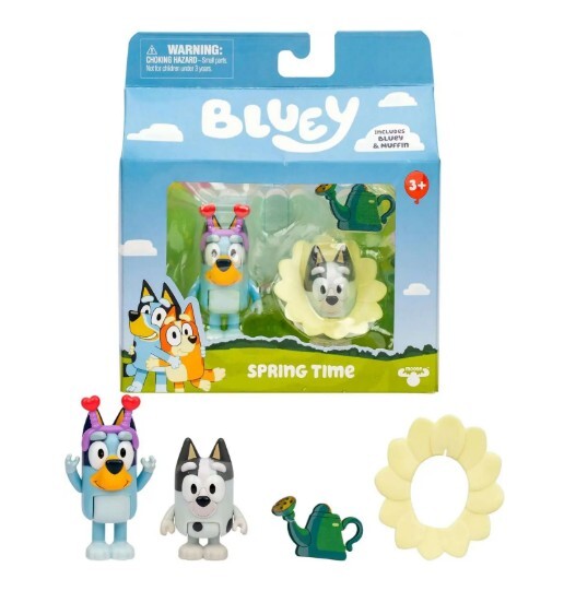 BLUEY Set s figúrkami - Jarný deň