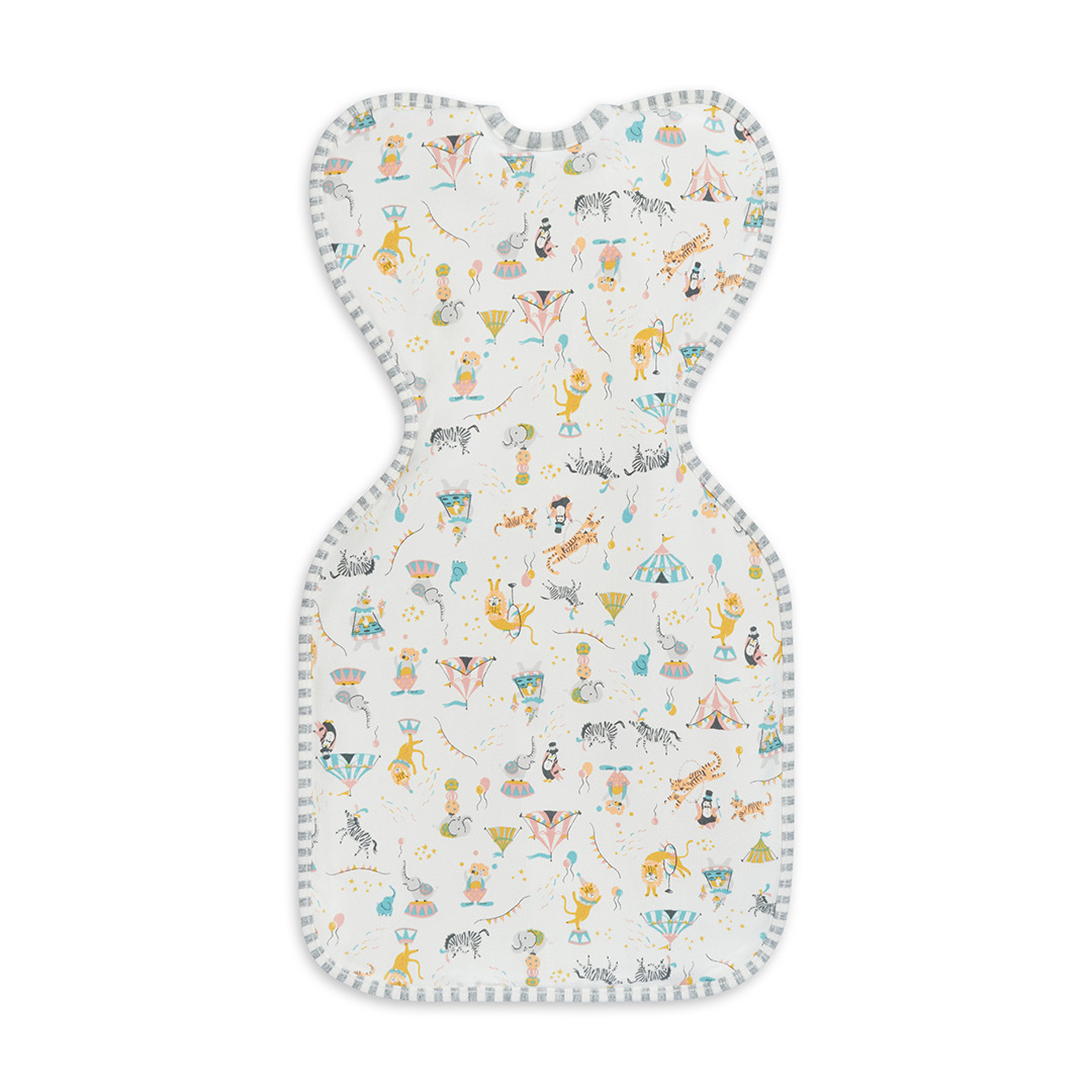 Love To Dream Swaddle UP - Zavinovačka, veľkosť XS, cirkus - 1  FÁZA, 0-1m, 2,2-3,8kg