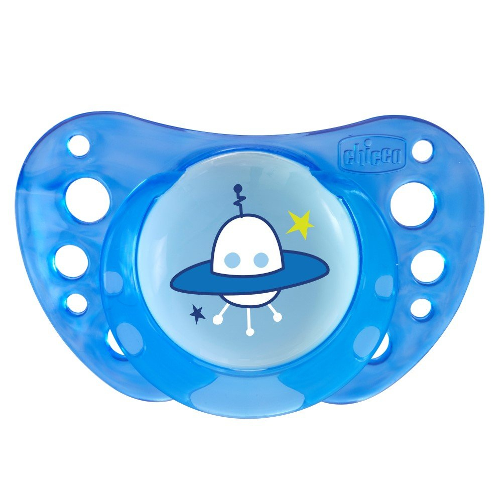 Chicco Physio Air Upokojujúci cumlík, modrý, 16m+