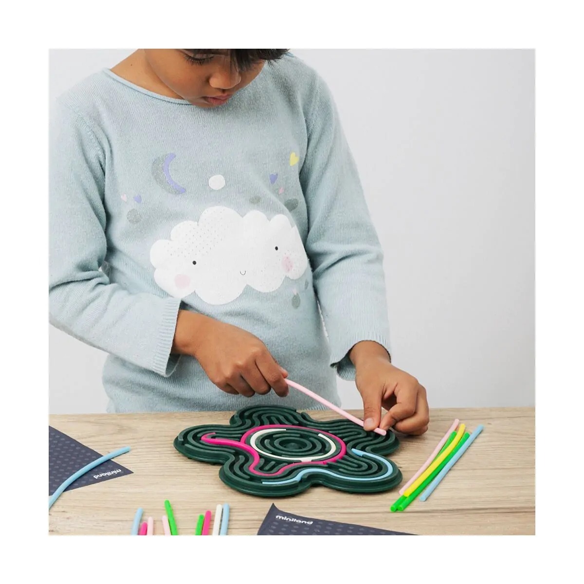 Miniland Flexihetti Senzorické puzzle – Kvet