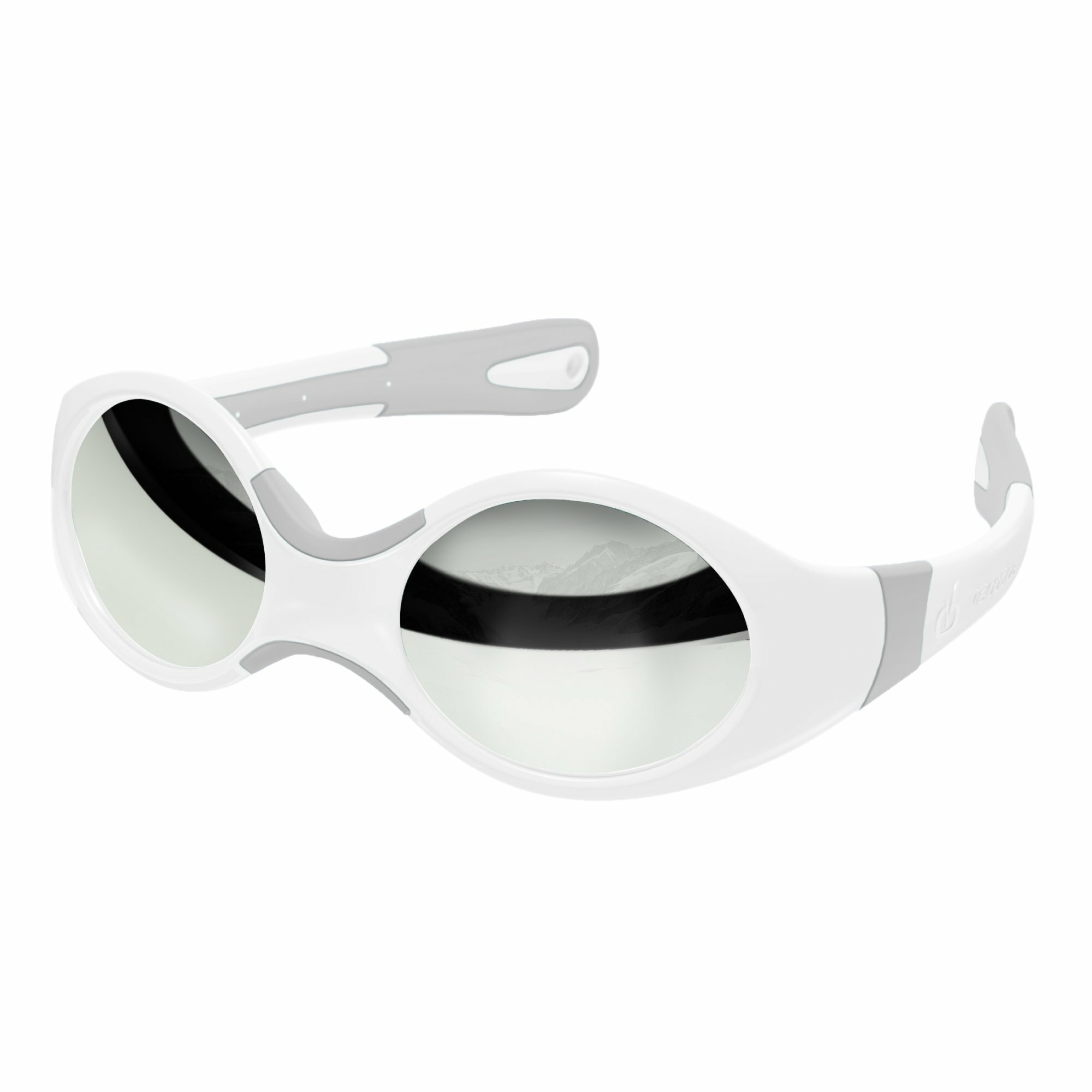 Visiomed REVERSO TWIST, Slnečné okuliare pre deti od 12 do 24 mesiacov, biela/šedá
