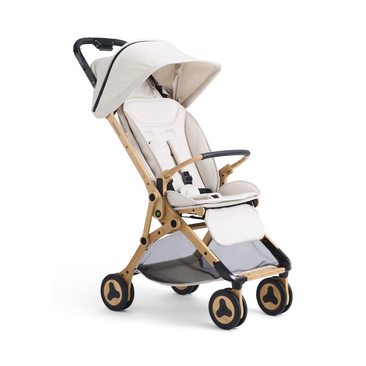 Mozomoza Panda Bambusový športový kočík  - Pieskový