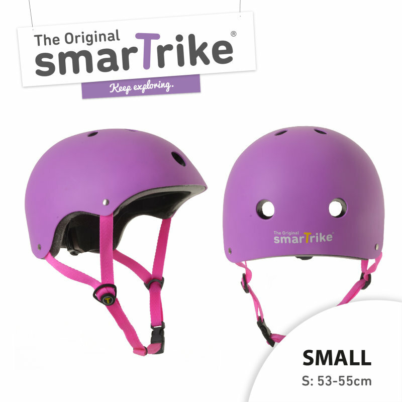 Smart Trike Cyklistická prilba, veľkosť S - fialová, 2r+