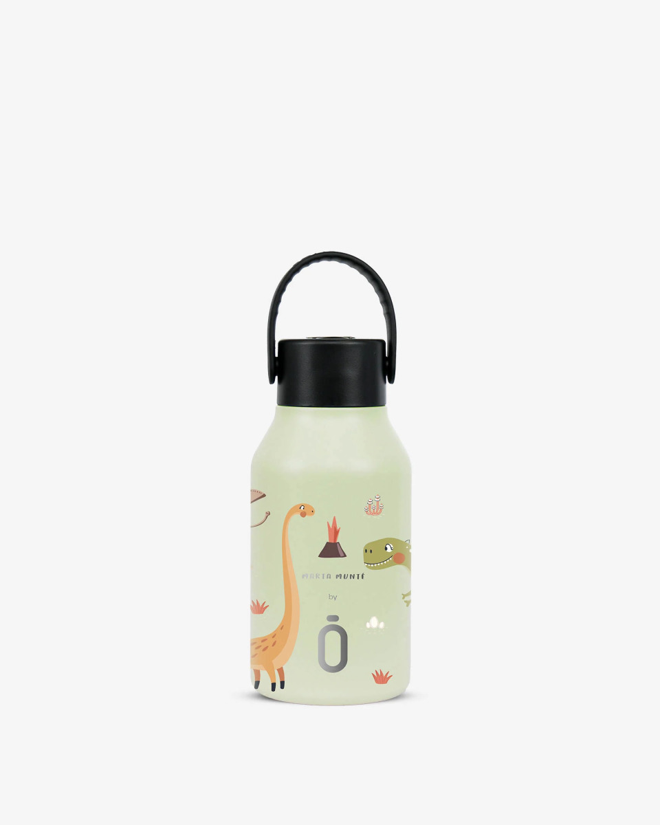 Runbott Mii Nerezová termofľaša s izoláciou – 350ml, Dinosaury