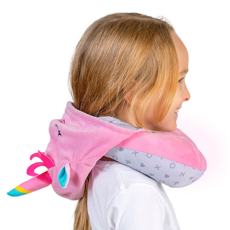 Benbat Cestovný vankúš s kapucňou Total Neck Support – Jednorožec (1–4 roky)