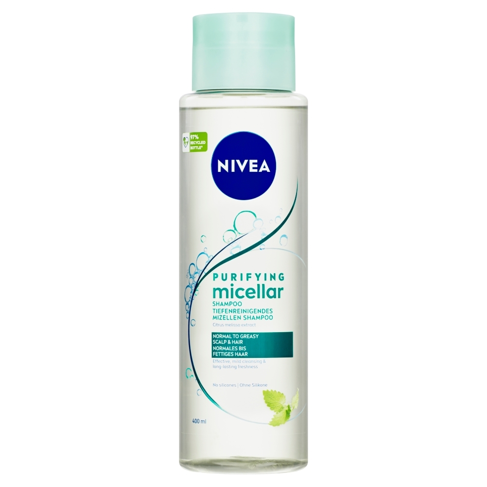 NIVEA Osviežujúci micelárny šampón, 400 ml