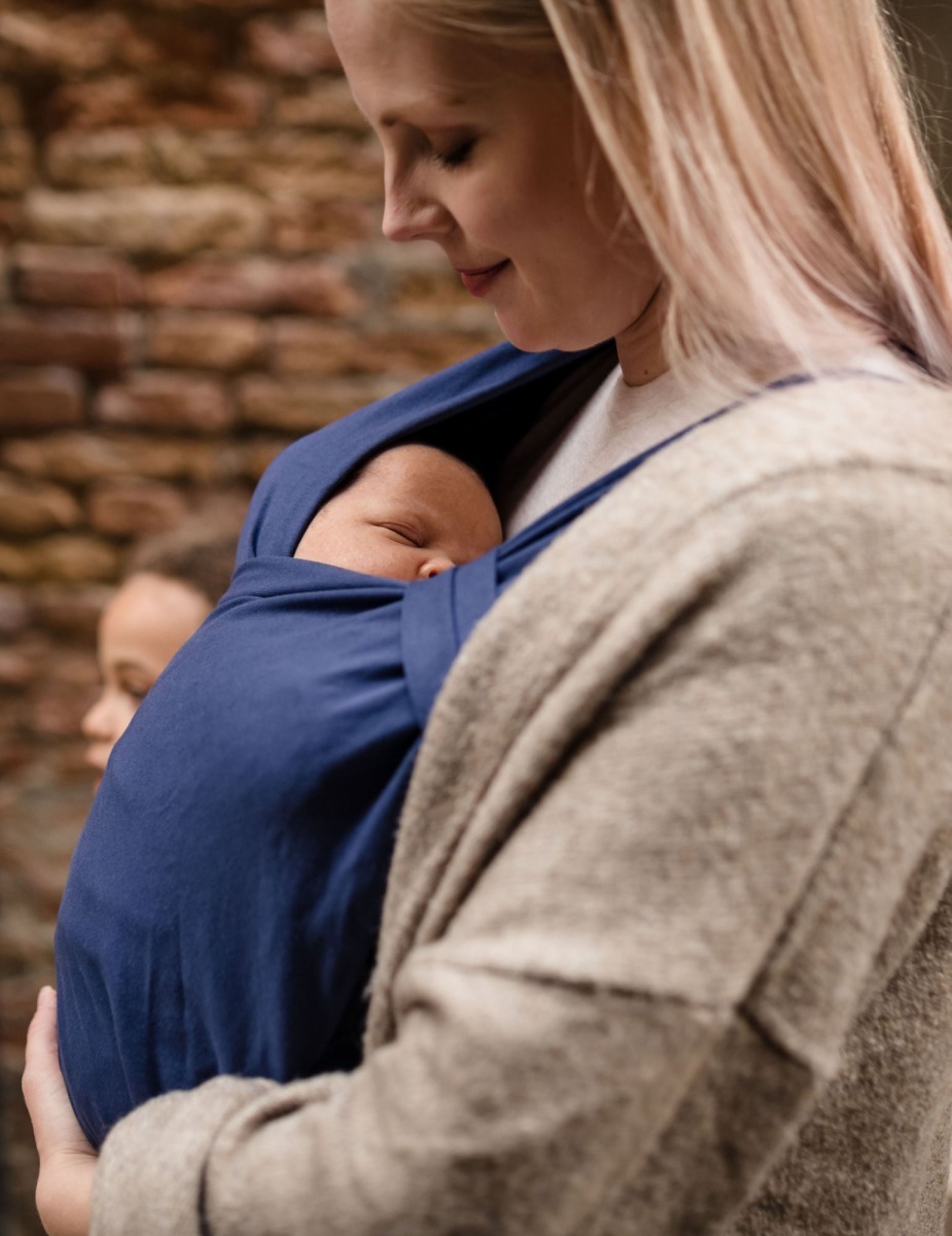 BOBA Bliss V2 Detský nosič, tmavomodrá