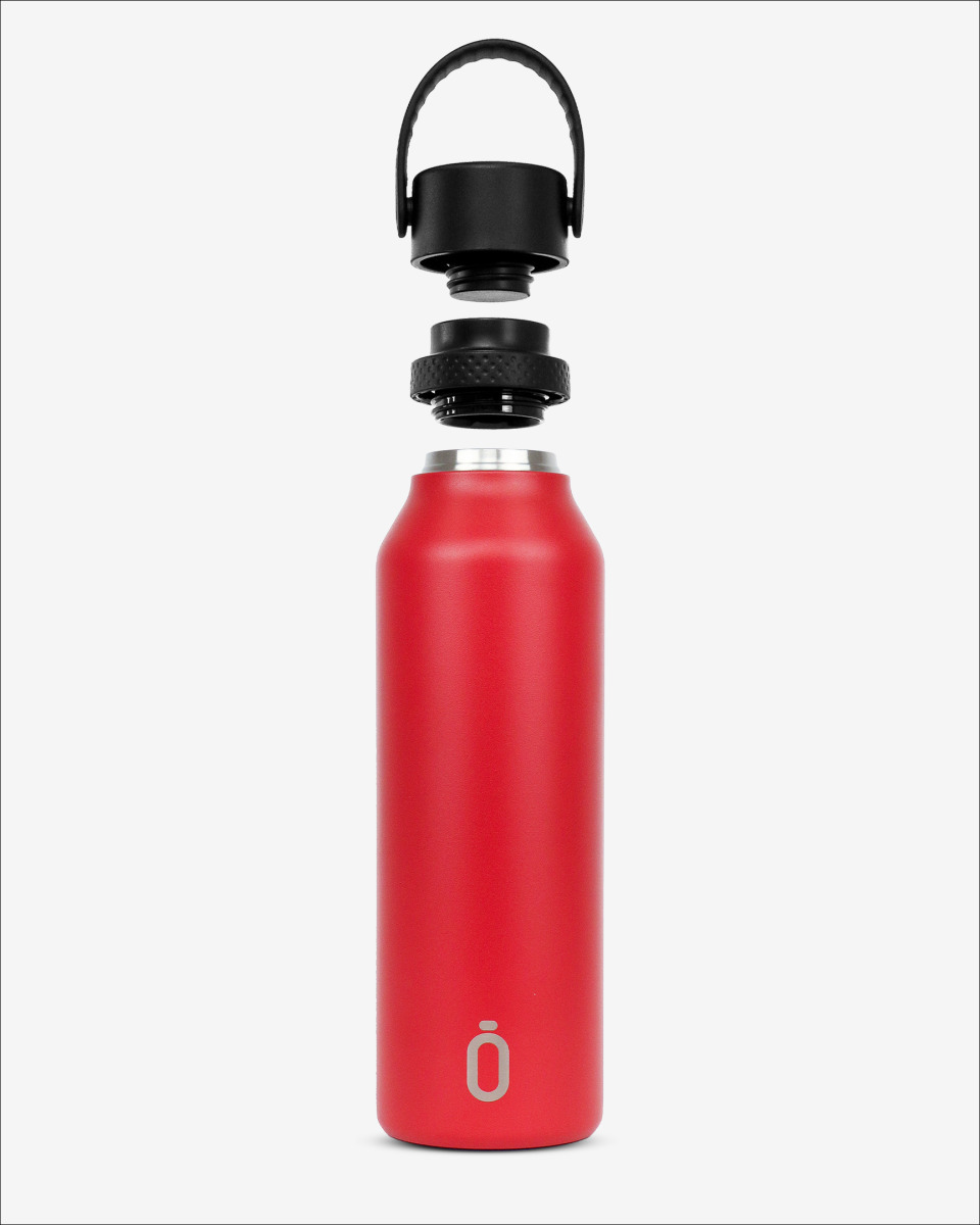 Runbott Mii Nerezová termofľaša s izoláciou – 600ml,Červená