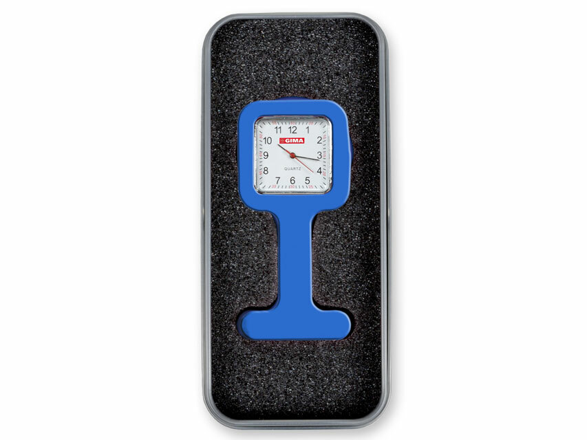 GIMA Ošetrovateľské hodinky v hliníkovom boxe, biele