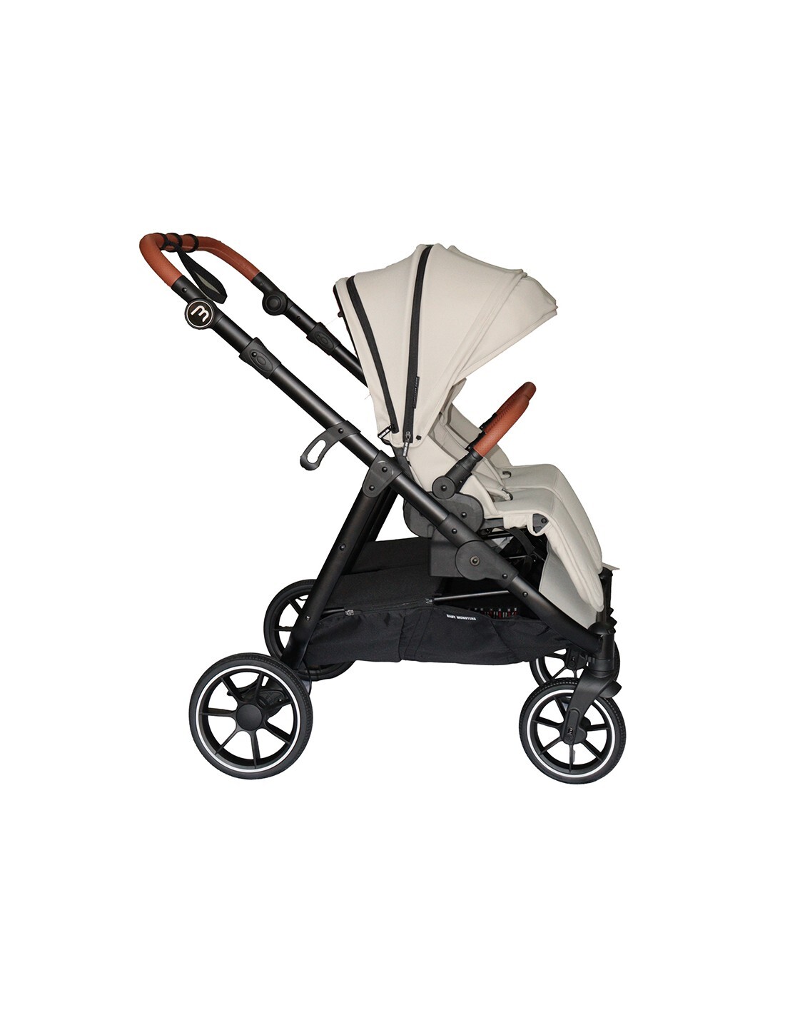 Baby Monsters Kočík pre dvojičky Easy Twin 5 – River Grey
