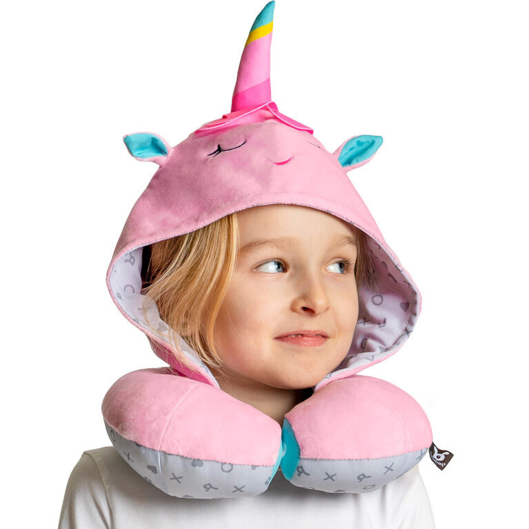 Benbat Cestovný vankúš s kapucňou Total Neck Support – Jednorožec (1–4 roky)
