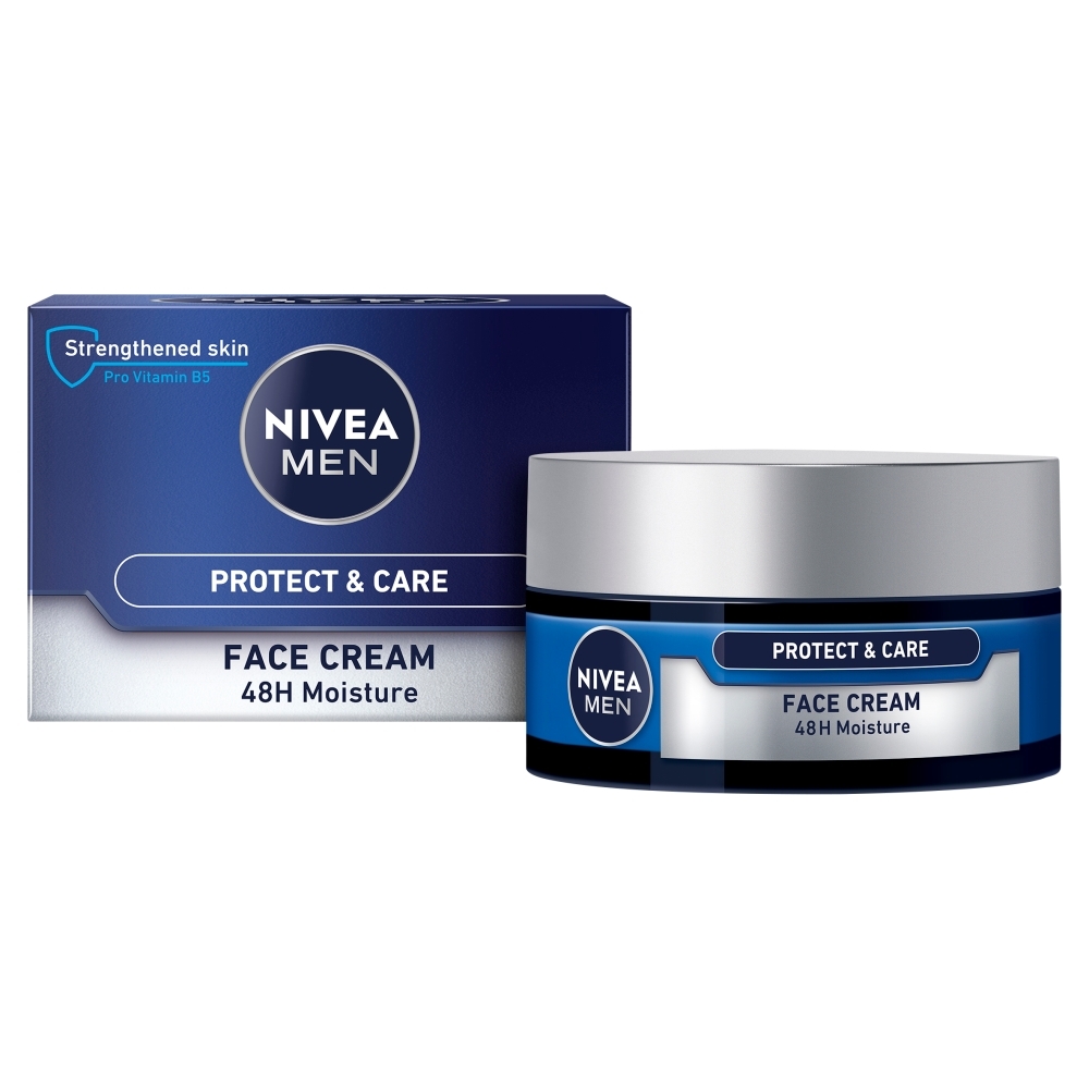 NIVEA Men Protect & Care 48h hydratačný pleťový krém, 50 ml