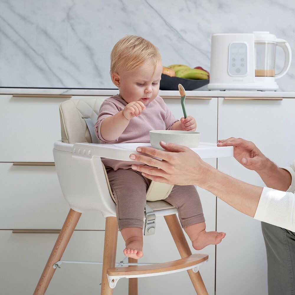 Miniland ECO-friendly Jedálenský set pre dieťa, 5-dielny, Žabka