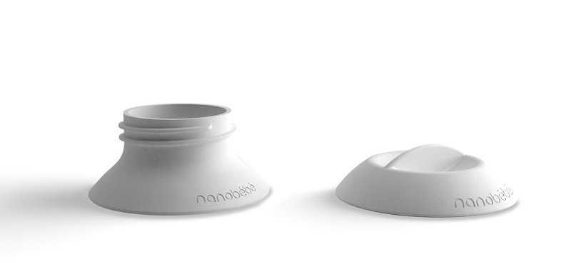 Nanobébé Fľaša na kŕmenie / skladovanie mlieka, 150ml + náhradný cumlík - 2ks, 0m+, tyrkys