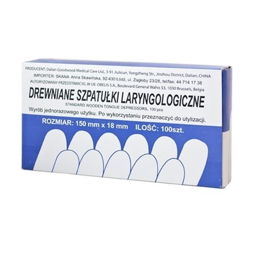 Drevené ORL špachtle, 100ks