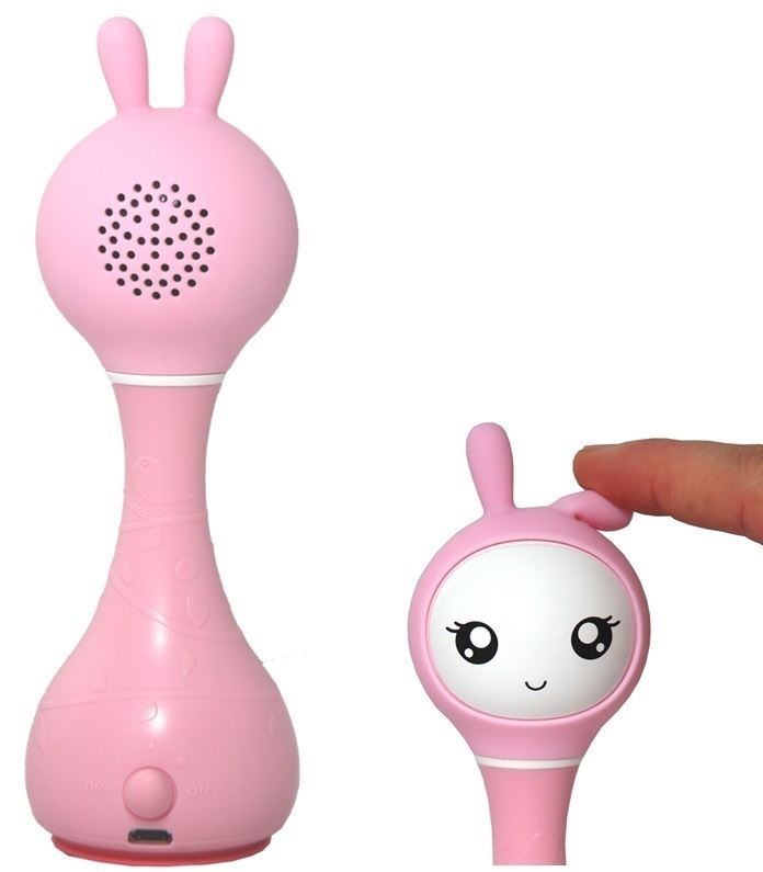 Alilo Smarty Bunny, Interaktívna hračka, Zajko ružový, od 0m+
