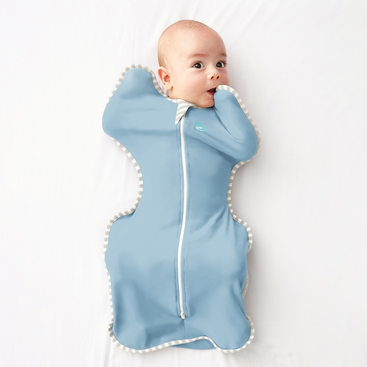 Love To Dream Swaddle UP - Zavinovačka, veľkosť S, dusty blue, 1 FÁZA, 1-3m, 3,5-6kg