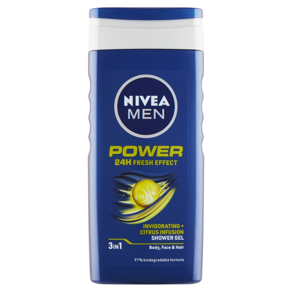 NIVEA Men Power Sprchovací gél, 250 ml