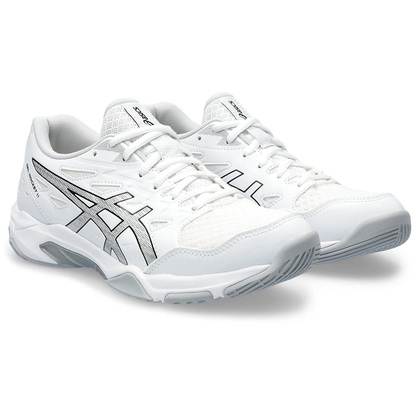 Asics Gel Rocket 11W Dámska hádzanárska/halová obuv, biela/strieborná, veľ. 39