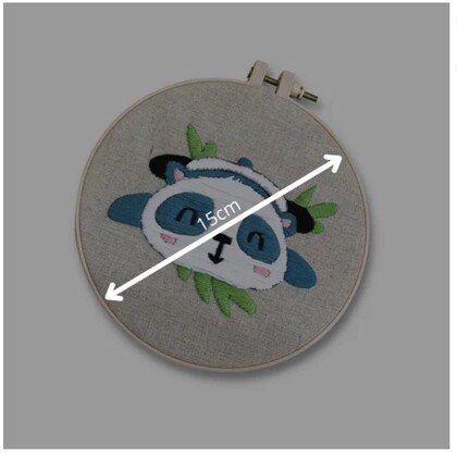 WOW BOX Kreatívna sada na vyšívanie Panda