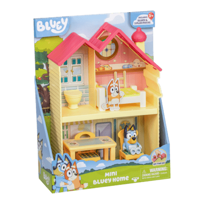 BLUEY Mini Home Playset, Domů - set figurka s příslušenstvím