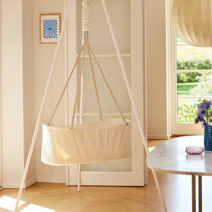 Membantu Závesná hojdacia postieľka (kolíska) – Béžová