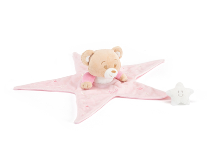 TRUDI BABY STAR- Plyšový mazlíček - Medvídek - růžový
