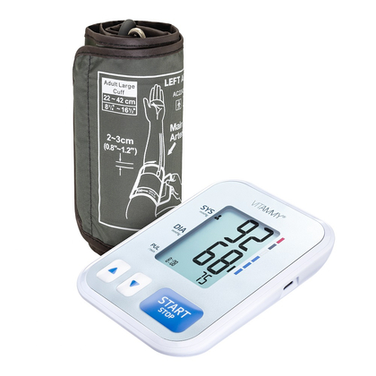 VITAMMY SMART 2 Automatisches Oberarm-Blutdruckmessgerät (Arrhythmieerkennung, Speicher 2× 60)