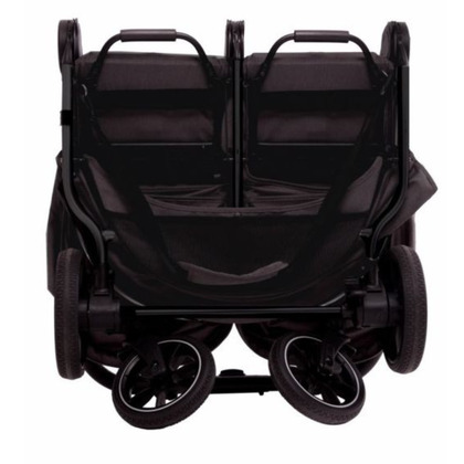 Baby Monsters Easy Twin 4 Ultra keskeny babakocsi ikreknek (szélesség 65 cm), szürke