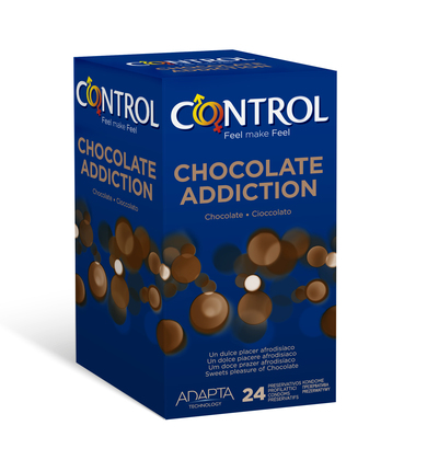 CONTROL CHOCOLATE ADDICTION, Kondome mit Schokoladenaroma, 24 Stück