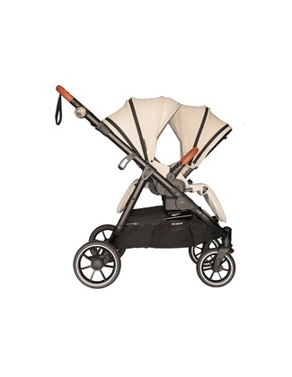 Baby Monsters Kočík pre dvojičky Easy Twin 5 – River Grey