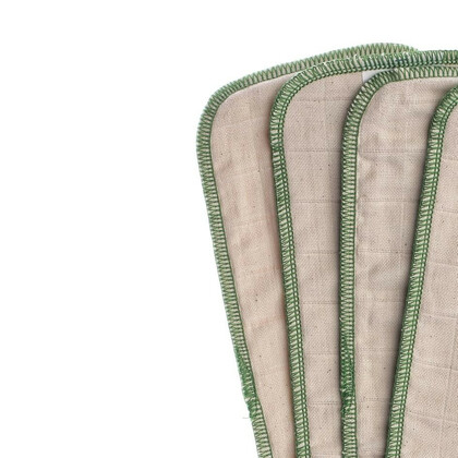 XKKO Organic Old Times - Natural, Einlagenwindeln, Größe L (2 Stück)