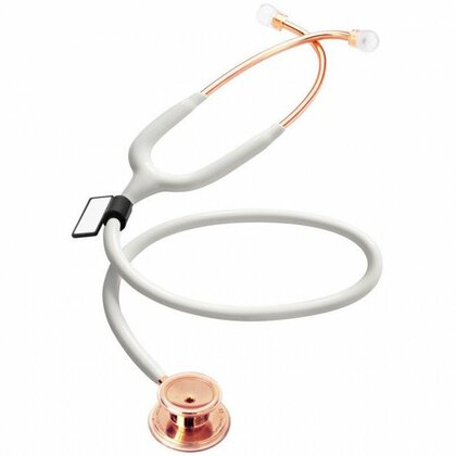 MDF 777 MD ONE Stetoskop pro interní medicínu, růžové zlato / bílý