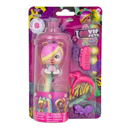 IMC Toys VIP PETS - Mini Fans Bow Power Psík s dlhými vlasmi, mix