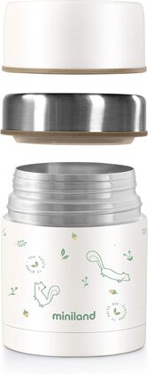 Miniland Termoska na jedlo ECO-friendly 600ml - Veverička