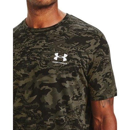 Under Armour ABC Camo SS Pánske športové tričko s krátkym rukávom, zelené, veľ. L