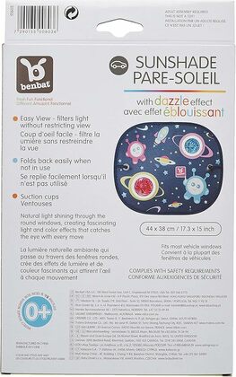 BenBat Sluneční clona do auta, vesmír, 2ks