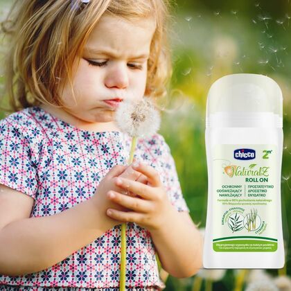 CHICCO NaturalZ Roll-on Ochranná roll-on kulička proti komárům, 60ml, od 2m+