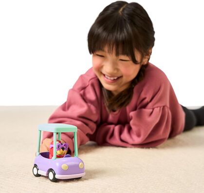 BLUEY Játékminiszett - Utazás a nagymama autójában