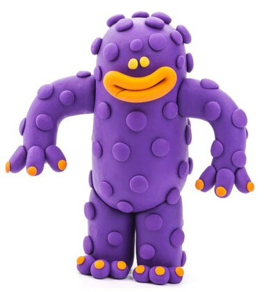 HEY CLAY Szörnyek Bigwig Modellező anyag, Szörny