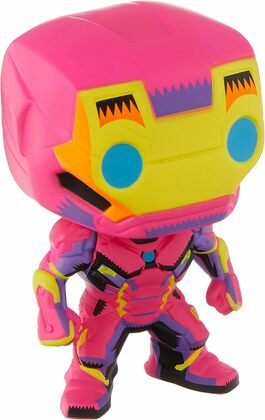 FUNKO POP Marvel: Black Light Iron Man – Iron Man-Sammelfigur