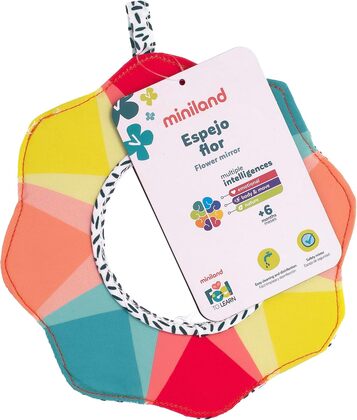 Miniland Senzorické zrcadlo pro miminka - Květ