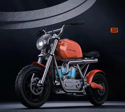 Hyper Gogo S9 Elektrická motorka pre deti a tínedžerov do 60 kg 12" – Čierna