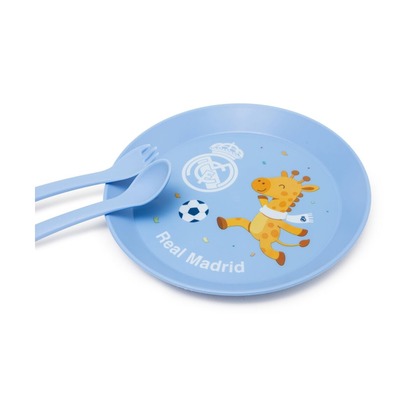 Miniland Real Madrid Kiddie Mealset, Detská jedálenská súprava, BPA free