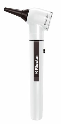 Riester e-scope® Optisches Otoskop mit innovativem 3,7V (5500 K) LED-Licht, im Koffer, weiß