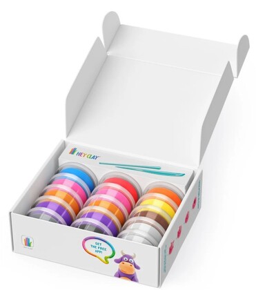 HEY CLAY Tiere Modelliermasse Set, Tiere