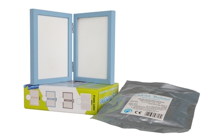 BabyOtisk Sada pro otisk, rámeček s hlínou - modrý